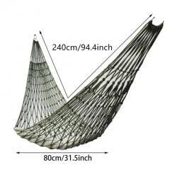 Hamac en maille nylon camping outdoor