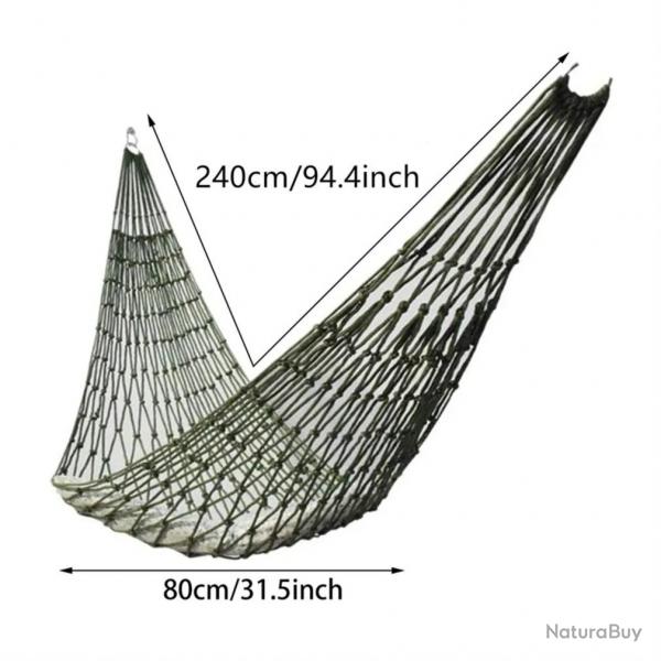 Hamac en maille nylon camping outdoor
