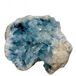 Superbe et rare géode de Celestite, minéraux de Madagascar de 4 kg 670