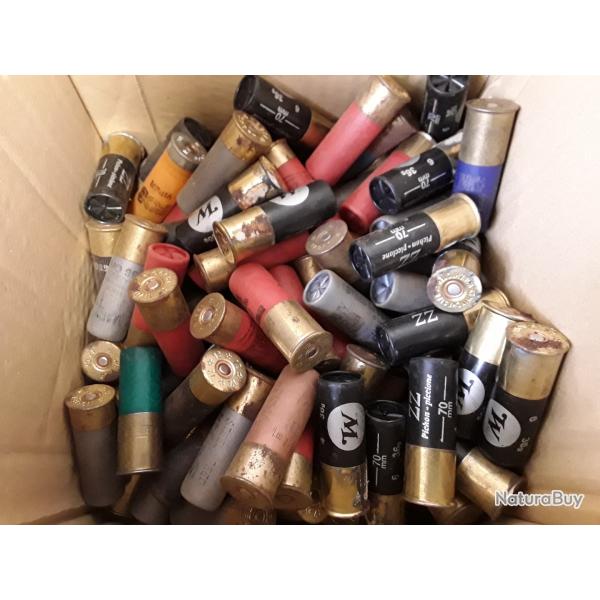 Lot de 5kg de cartouches cal.12 diverses