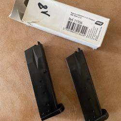 2 chargeurs pour M92F 6mm airsoft gaz