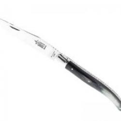 Couteau Laguiole G. DAVID lame acier 12C27, manche 11 cm corne