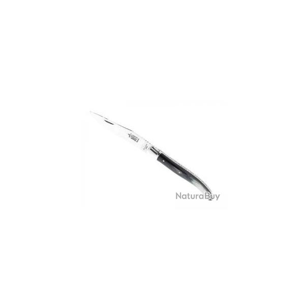 Couteau Laguiole G. DAVID lame acier 12C27, manche 11 cm corne