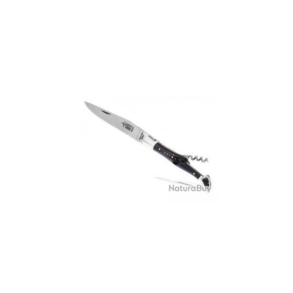 Couteau Laguiole  G. DAVID 3 pices (lame acier 12C27, tire-bouchon, poinon)