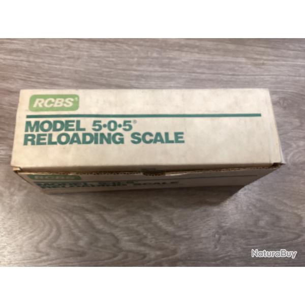 Balance de rechargement de munition modle RCBS 5-0-5 reloading Scale