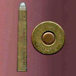 .500-450 3"1/4 NITRO EXPRESS - marquage : KYNOCH C 500/450 C - étui 82.5 mm - balle nickel 1/2 b