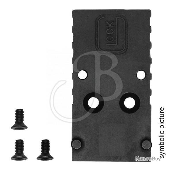 GLOCK - Plaque de base 04 pour Glock MOS (Modular Optic System)  pour point rouges EOTECH, LEUPOLD