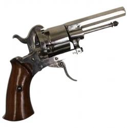 REVOLVER A BROCHE - CHROME EDITION - CALIBRE 7MM - CATEGORIE D