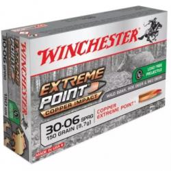 1 Boite de Balles Winchester 30-06 Extreme Point COPPER IMPACT 150gr