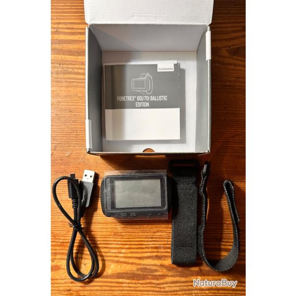 GPS Garmin Foretrex 601 - Quasiment neuf, complet avec accessoires / GPS militaire de poignet