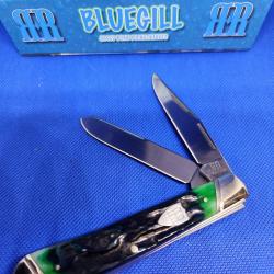 Couteau Rough Ryder Bluegill Trapper 2 Lames Acier 440 Satin Manche Os Slipjoint RR2634