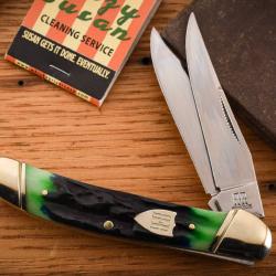 Couteau Rough Ryder Bluegill Copperhead Lames Acier 440 Satin Manche Os Jigged Slip Joint RR2633