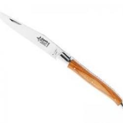 Couteau Laguiole G. DAVID lame acier 12C27, manche 12 cm stamina naturel,