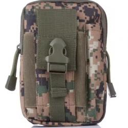 Sac banane EDC Molle Étui de téléphone portable militaire Poche à Clés