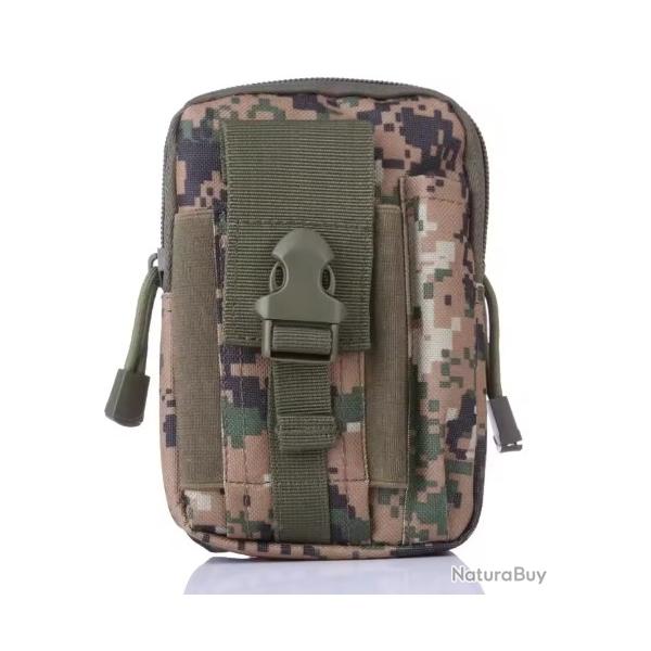 Sac banane EDC Molle tui de tlphone portable militaire Poche  Cls