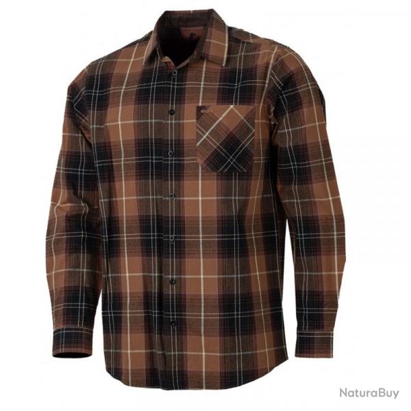 CHEMISE SOMLYS 100 % COTON MARRON
