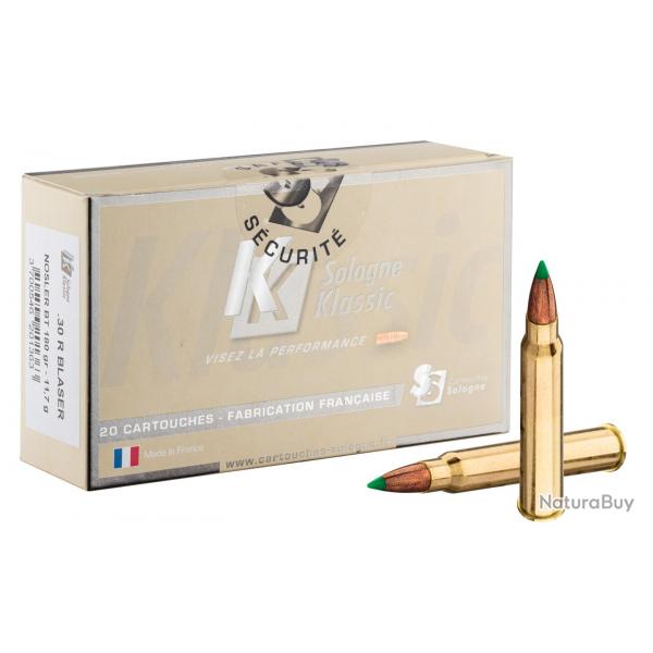 1 Boite de Balle Sologne 30R Blaser Nosler BT 180gr