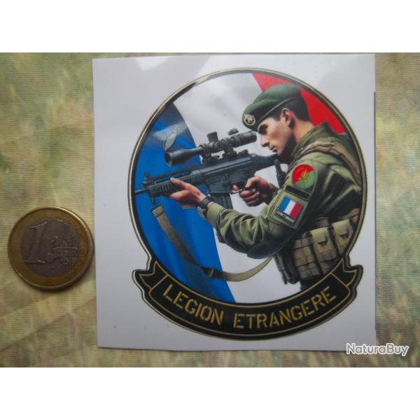 autocollant militaire rsistant et impermable lgion trangre insigne