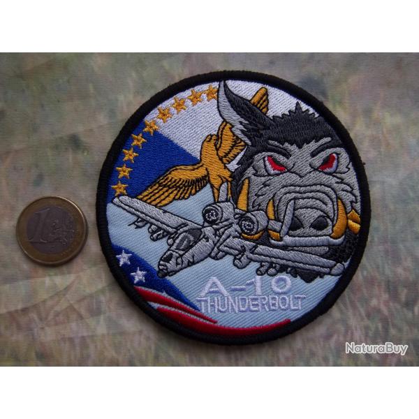 cusson Fairchild A-10 Thunderbolt II avion amricain d'appui arien insigne tissu