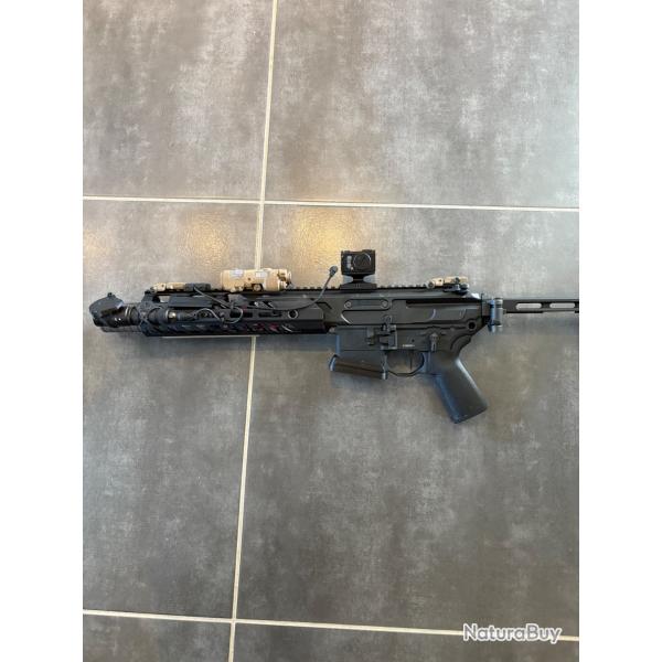 Set Handguard 10" SUR300 Noir pour MCX Virtus Airsoft Artisan