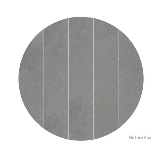 Tapis de sol rond gris clair 610 cm en tissu non tiss - Protection lgante pour piscine extrieur