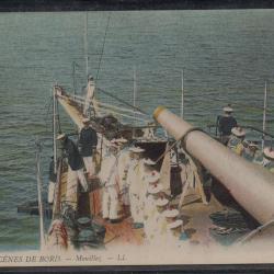 CPA - Marine Militaire -SCÈNES DE BORD  - Mouillez  N°3852