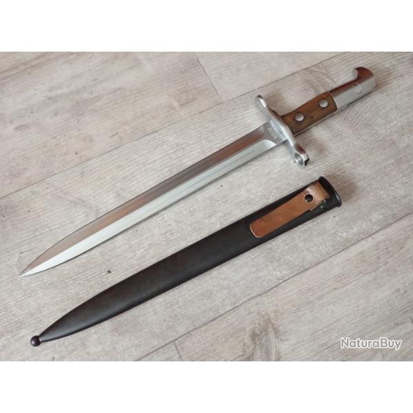 Baonnette Suisse Modle 1918 sans matricule,  attribuer  votre mousqueton modle K 11 ou K31