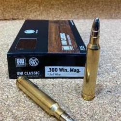 20 balles RWS UNI CLASSIC Calibre 300 Win Mag