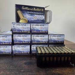 x10 boîtes Sellier Bellot Club 22 LR + 1 boîte gratuite = 550 cartouches