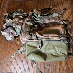 TRÈS GRAND SAC À DOS REGLEMENTAIRE F2 ARMÉE FRANÇAISE