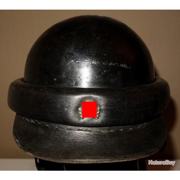 CASQUE ALLEMAND de l'UNITE MOTOCYCLISTE de PANZERTRUPPE WW2