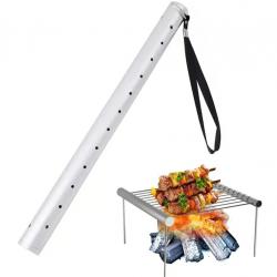 Grille pour Barbecue Portable Démontable Pour le Camping La Pêche En Acier Inoxydable