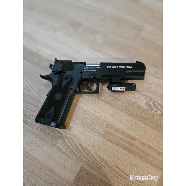 Pistolet CO2 type Colt 1911