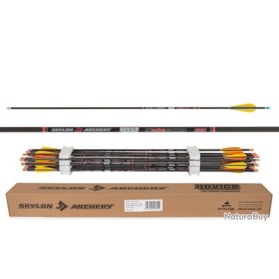 Flèches De Chasse Carbone Pur 32,5" - Lot De 6 Ou 12 - Spine 400 à 900