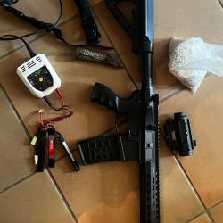 Réplique air softs G&G cm16 électrique