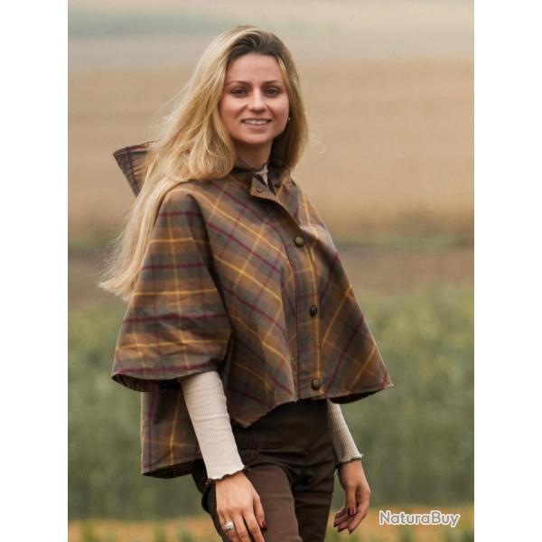 VERCORS - Cape courte T.2XL-3XL Tartan Huil