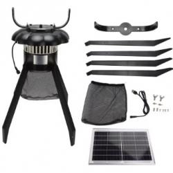 Piège à moustique Lampe solaire anti insectes Rechargeable par USB