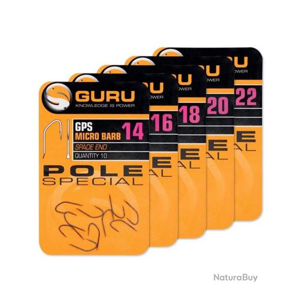GURU HAMEON POLE SPECIAL HOOK MICRO BARBED / SPADE END GURU 22