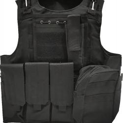 Gilet tactique militaire extérieur, gilet de jeu sur le terrain, équipement de protection de paintba