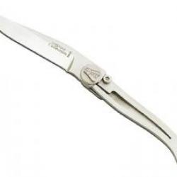 Couteau Laguiole LINER LOCK lame acier X50CrMoV15 à cran intérieur manche inox