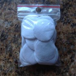100 calepins diamètre 30mm épaisseur 0,3mm.