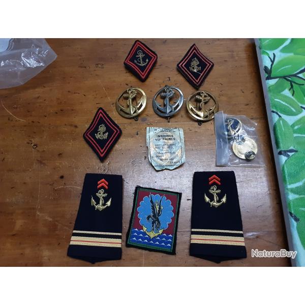 Lot troupes  de marine
