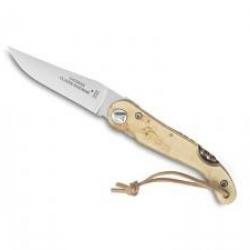 Couteau Laguiole BAROUDEUR 2 pièces lame acier X50CrMoV15 à cran intérieur manche bouleau