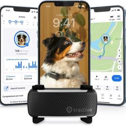 Collier GPS pour chien - Leader du marché, Localisation en direct, Alertes anti-fugue