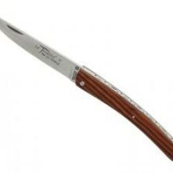 Couteau Le Thiers® par Le Fidèle, lame acier 12C27, plein manche 12 cm cocobolo