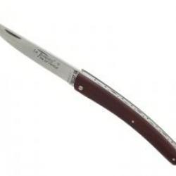 Couteau Le Thiers® par Le Fidèle, lame acier 12C27, plein manche bois de violette