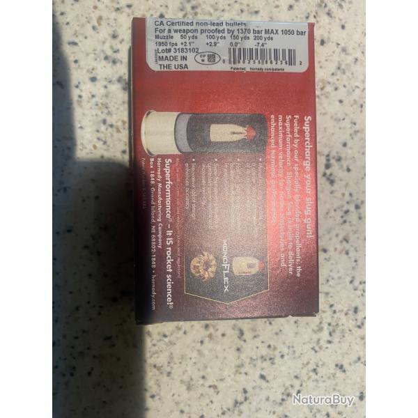 VENDREBalles de fusil Hornady 12 GA SLUG 300GR MONOFLEX SPF