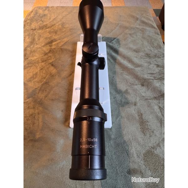 Swarovski habicht 2,5-10x56 rail sr avec montage blaser