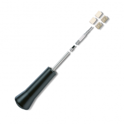 Baguette de nettoyage aluminium pour Calibre .22-6,5mm - VFG FUN LINE SPORT - 918 mm - 3 pièces