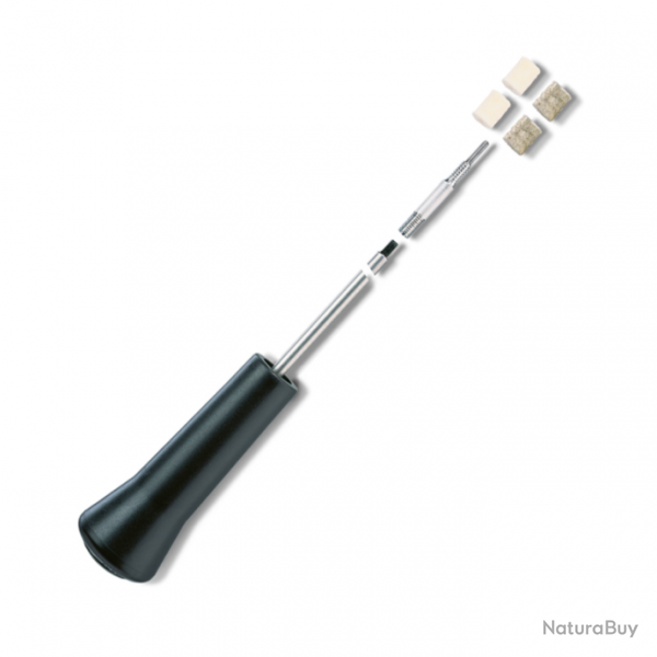 Baguette de nettoyage aluminium pour Calibre .22-6,5mm - VFG FUN LINE SPORT - 918 mm - 3 pices